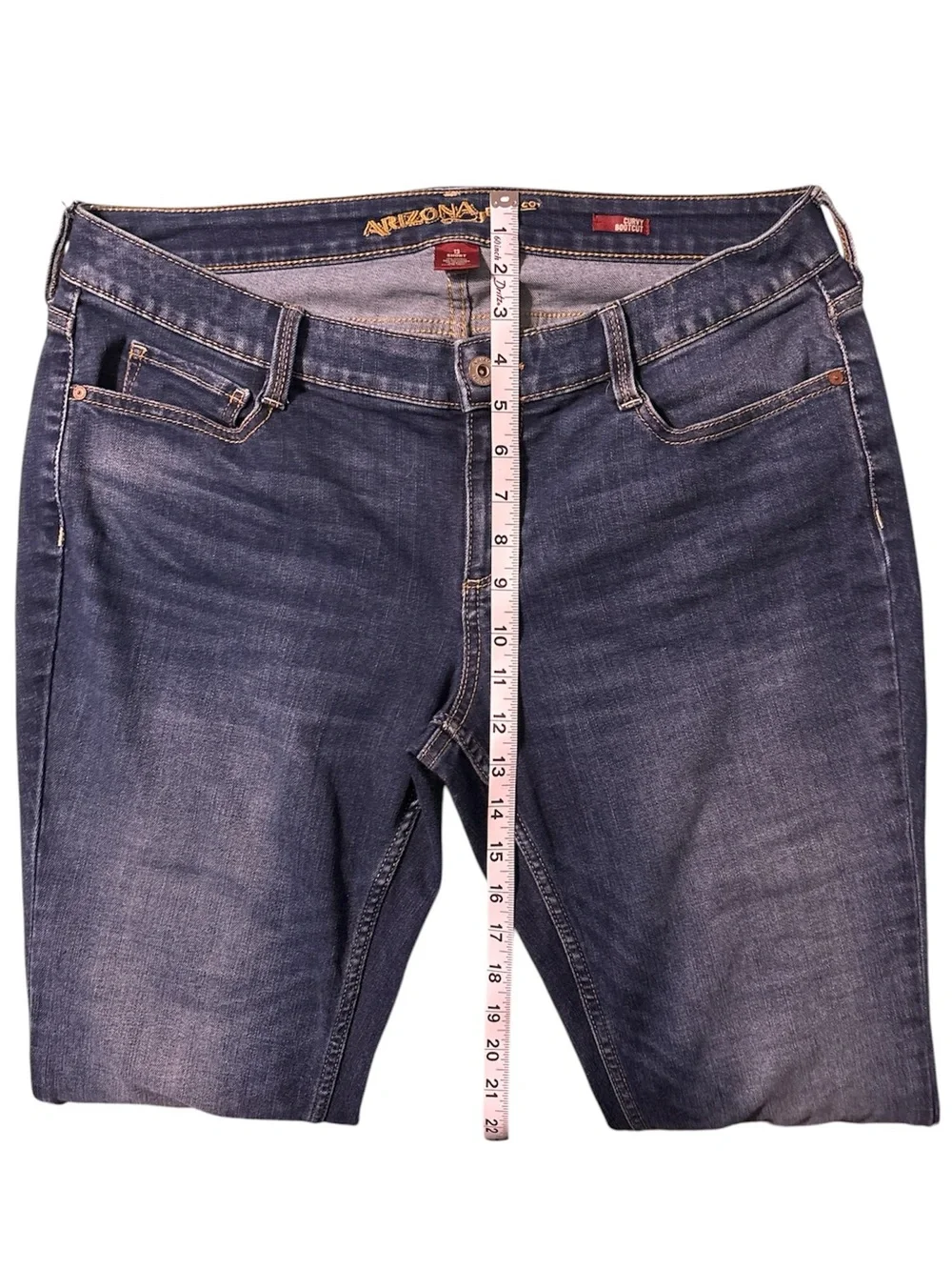Arizona Jean Company Women's Dark Blue Bootcut Jeans - Picture 3 of 6
